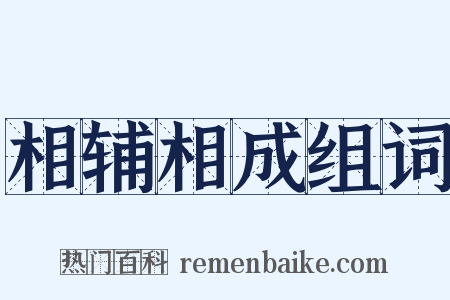 相辅相成组词是什么意思的图片